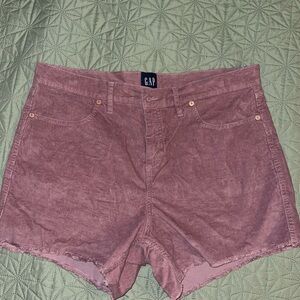GAP Pink Jean Shorts Relaxed Fit High-Waisted